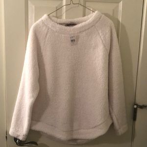 Sherpa sweater, not Sherpa on inside